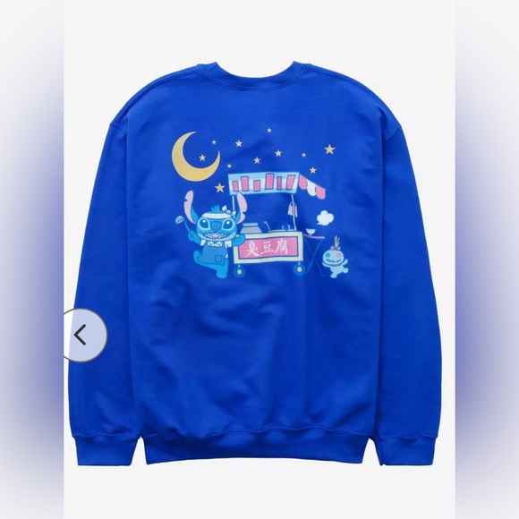 Disney Lilo & Stitch Night Market Crewneck - BoxLunch Exclusive - Picture 2 of 2